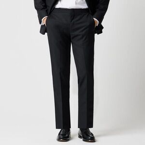J. Crew Men’s Slim-fit Thompson tuxedo pant black 28 waist 29 inseam 100% wool